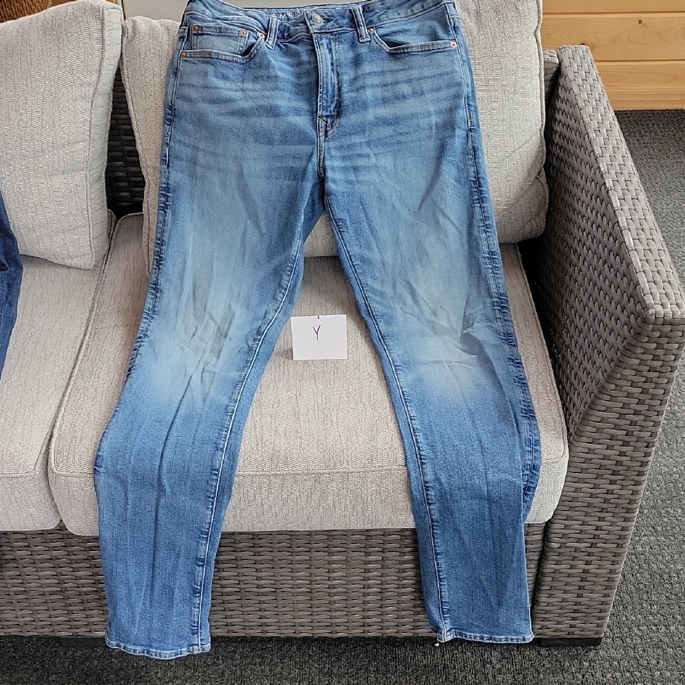 American Eagle Outfitters Blue Skinny Jeans